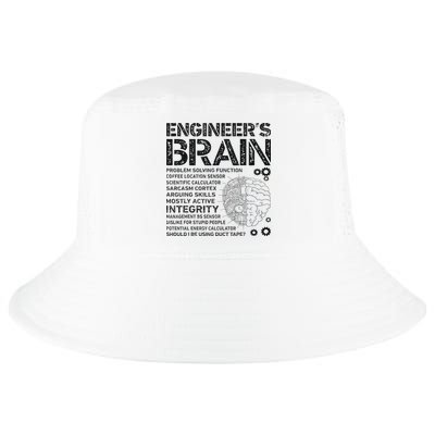 Engineer's Brain Funny Process Engineer Engineering Gift Cool Comfort Performance Bucket Hat