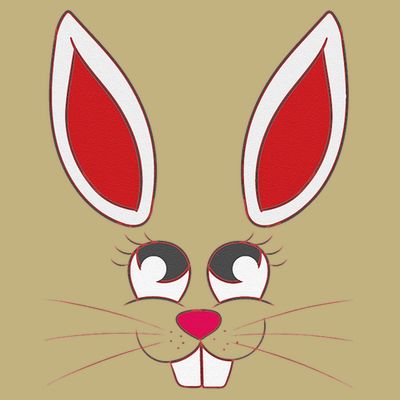 Easter Bunny Face Easter Funny Women Easter Egg T-Shirt