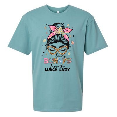 Every Bunny Favorite Lunch Lady Happy Easter Lunch Lady Lover Sueded Cloud Jersey T-Shirt