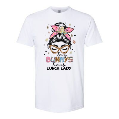 Every Bunny Favorite Lunch Lady Happy Easter Lunch Lady Lover Softstyle® CVC T-Shirt