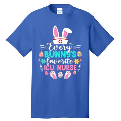 Every Bunnys Favorite Icu Nurse Funny Gift Funny Easter Day Funny Gift Tall T-Shirt