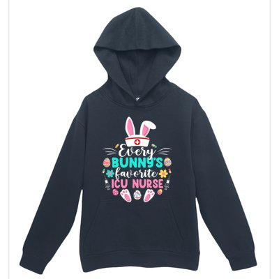 Every Bunnys Favorite Icu Nurse Funny Gift Funny Easter Day Funny Gift Urban Pullover Hoodie