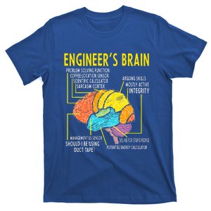 Engineer's Brain Funny Engineering Games Process  T-Shirt