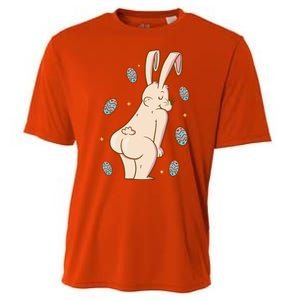 Easter Bunny Funny Twerk Cooling Performance Crew T-Shirt