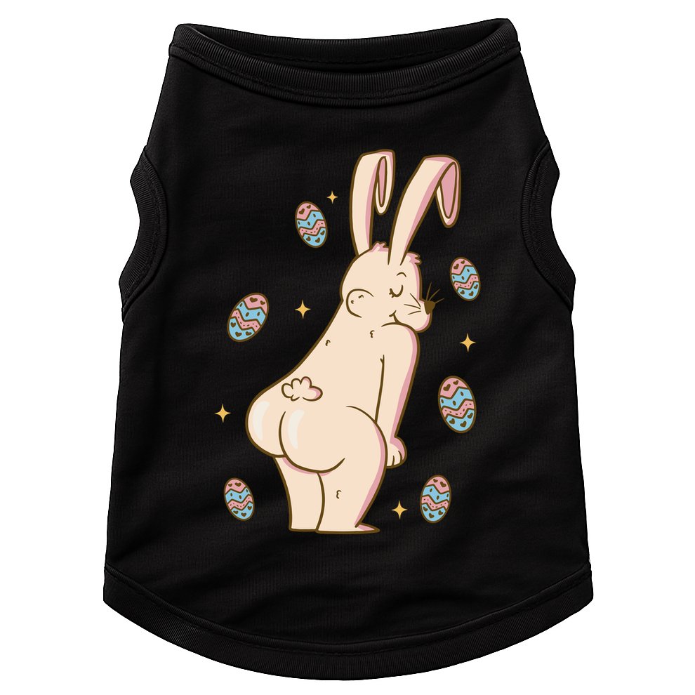 Easter Bunny Funny Twerk Doggie Tank