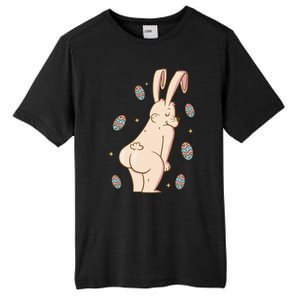 Easter Bunny Funny Twerk Tall Fusion ChromaSoft Performance T-Shirt