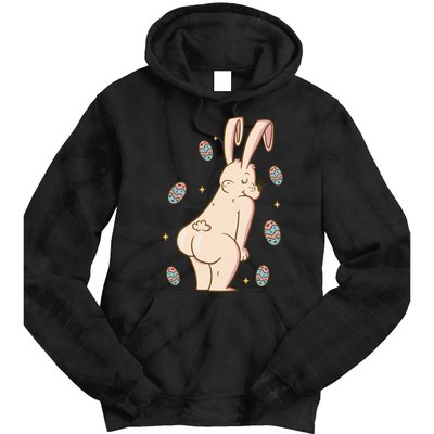 Easter Bunny Funny Twerk Tie Dye Hoodie