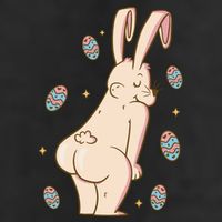 Easter Bunny Funny Twerk Trucker Hat