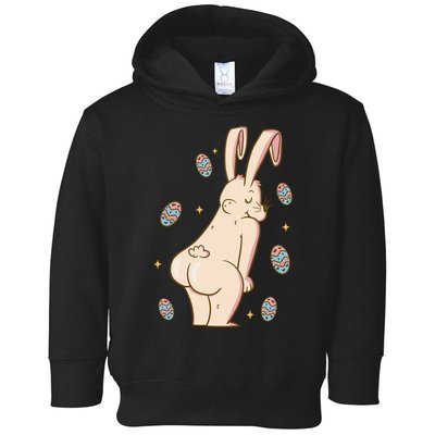 Easter Bunny Funny Twerk Toddler Hoodie