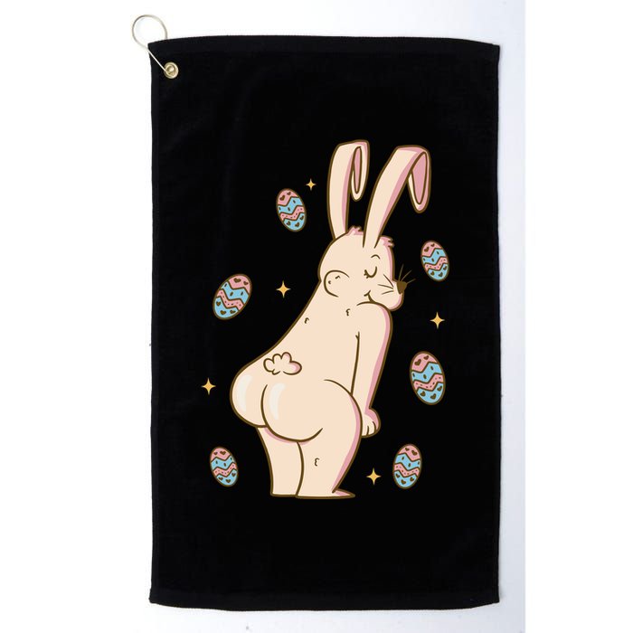 Easter Bunny Funny Twerk Golf Towel