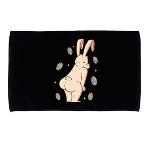 Easter Bunny Funny Twerk Microfiber Hand Towel