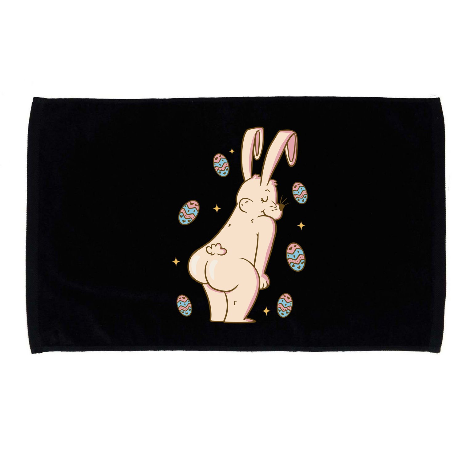 Easter Bunny Funny Twerk Microfiber Hand Towel