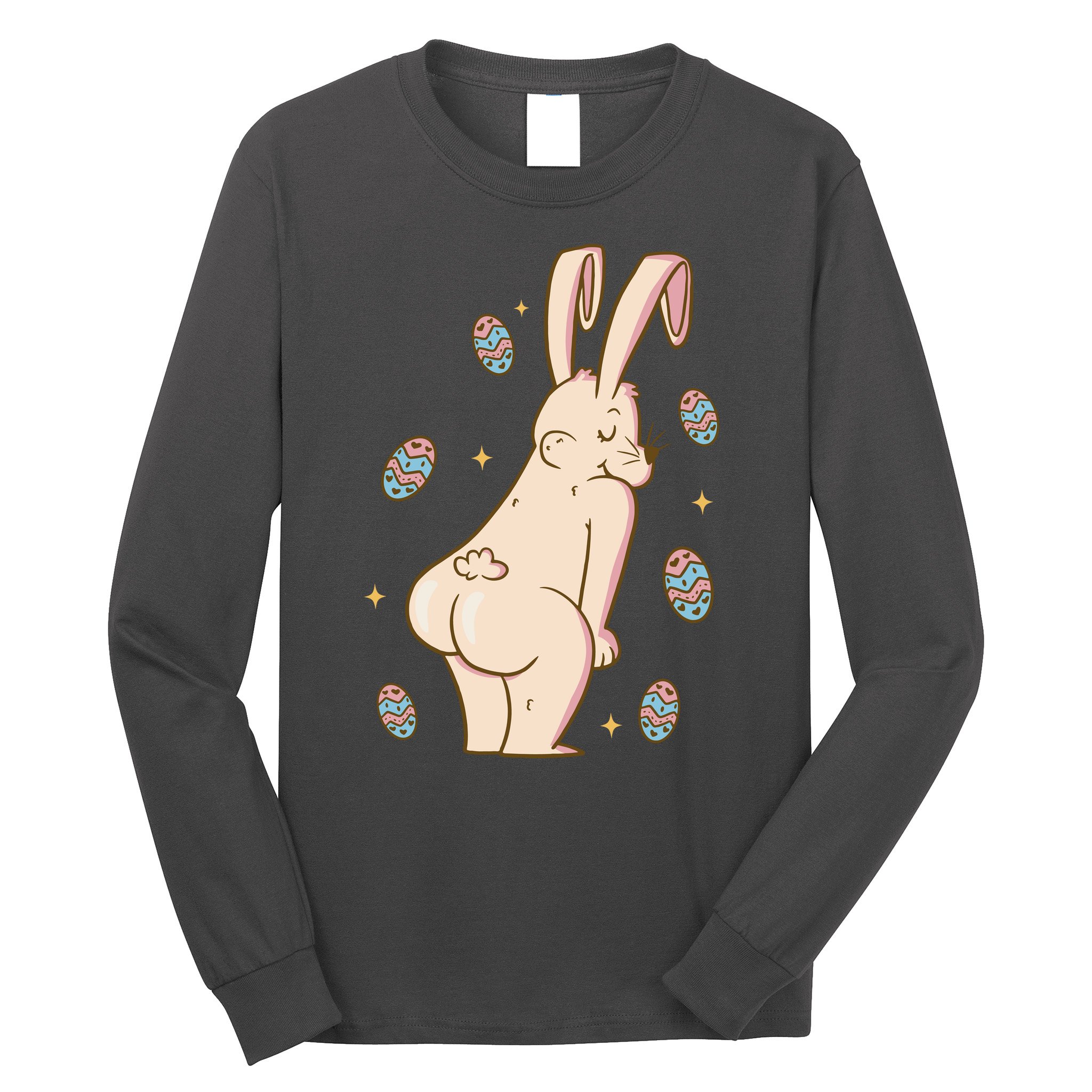 Easter Bunny Funny Twerk Long Sleeve Shirt