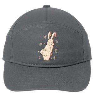 Easter Bunny Funny Twerk 7-Panel Snapback Hat