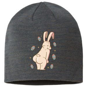 Easter Bunny Funny Twerk Sustainable Beanie