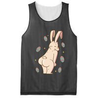 Easter Bunny Funny Twerk Mesh Reversible Basketball Jersey Tank