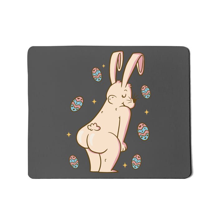 Easter Bunny Funny Twerk Mousepad