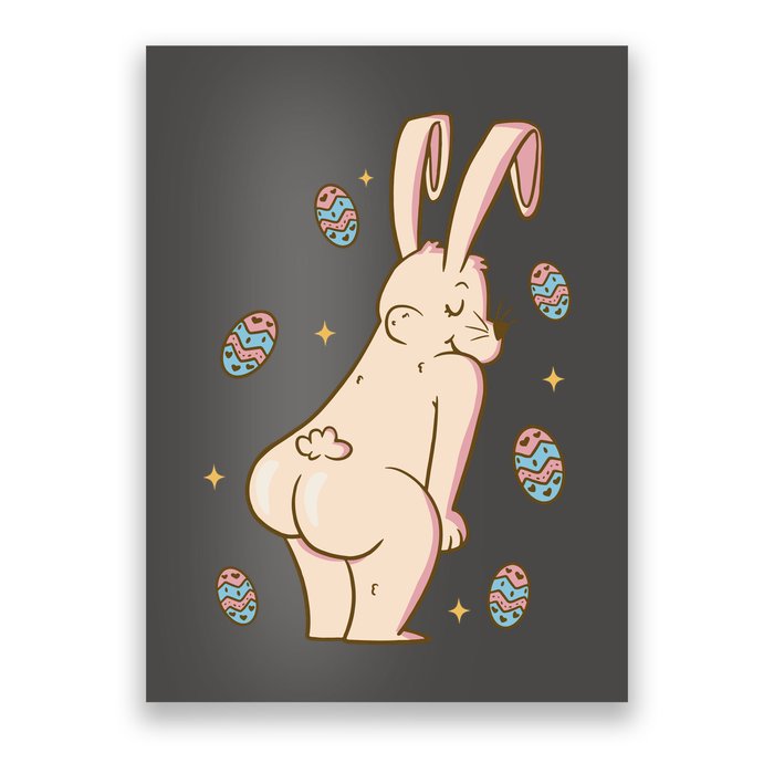 Easter Bunny Funny Twerk Poster