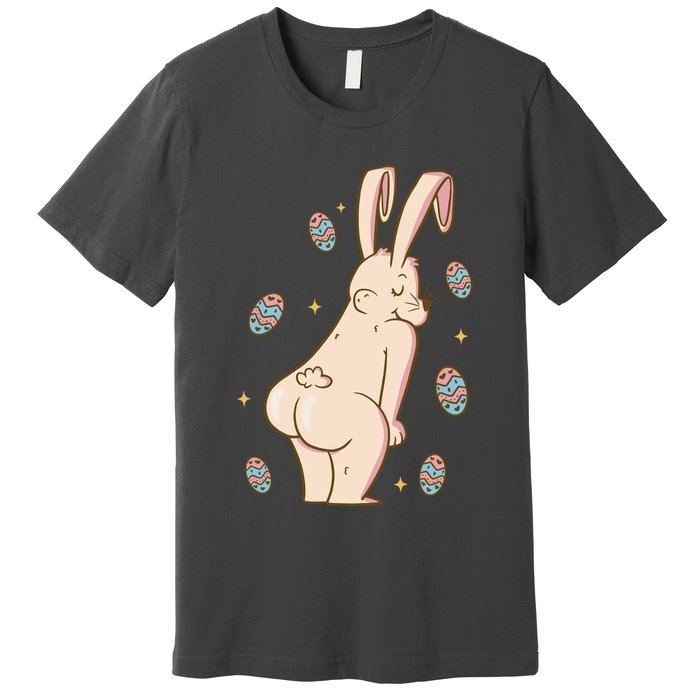Easter Bunny Funny Twerk Premium T-Shirt