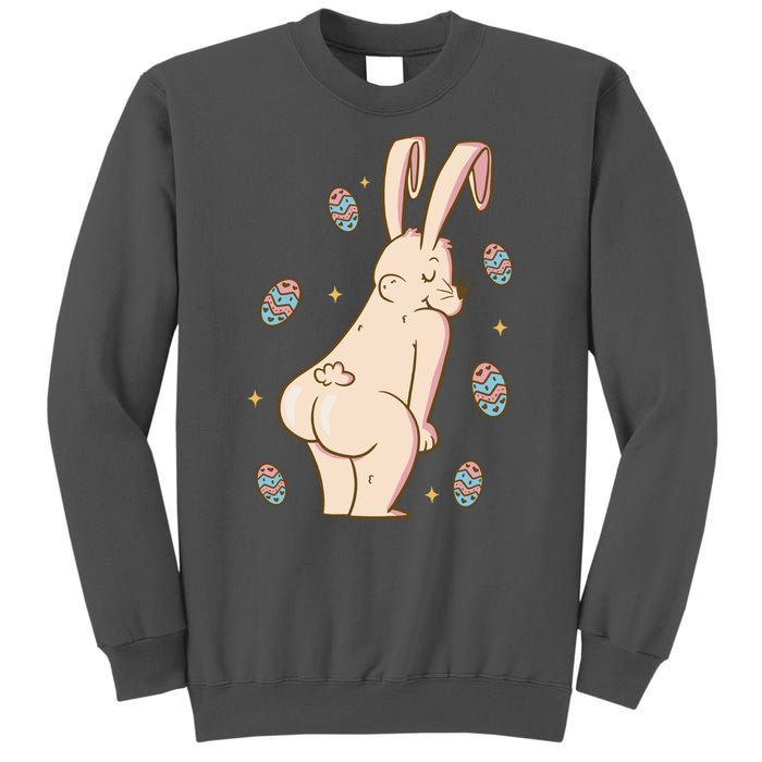 Easter Bunny Funny Twerk Tall Sweatshirt