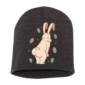 Easter Bunny Funny Twerk Short Acrylic Beanie