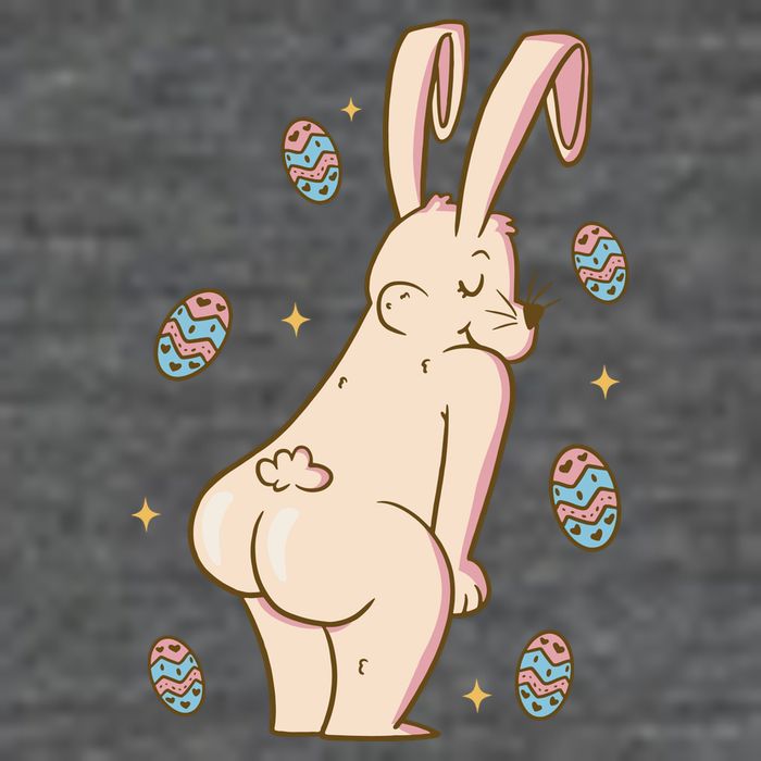 Easter Bunny Funny Twerk Kids T-Shirt