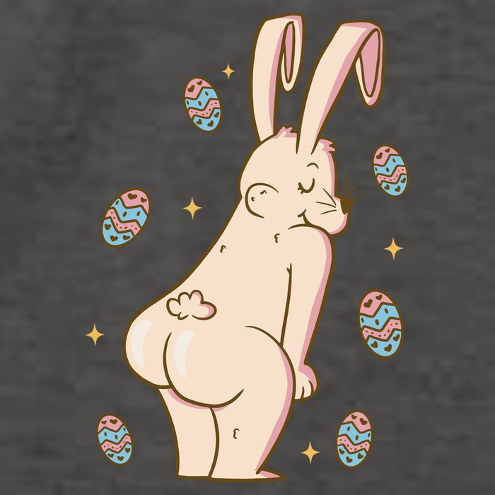 Easter Bunny Funny Twerk Vector Backpack