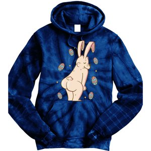 Easter Bunny Funny Twerk Tie Dye Hoodie