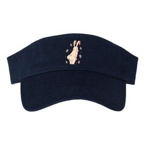 Easter Bunny Funny Twerk Valucap Bio-Washed Visor