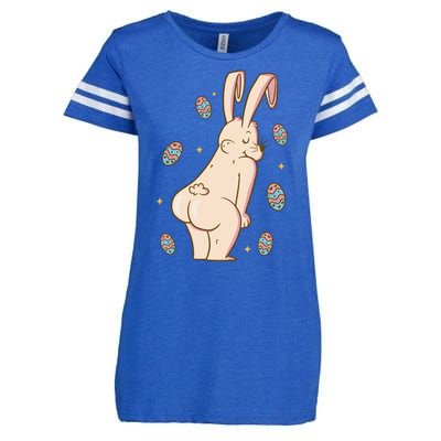 Easter Bunny Funny Twerk Enza Ladies Jersey Football T-Shirt