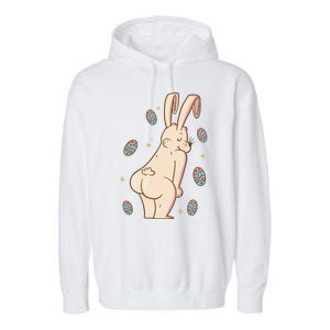 Easter Bunny Funny Twerk Garment-Dyed Fleece Hoodie