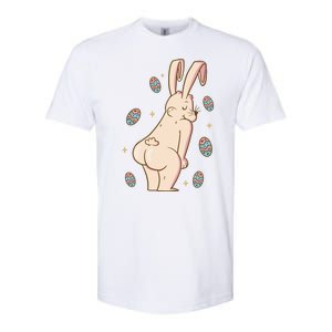 Easter Bunny Funny Twerk Softstyle CVC T-Shirt