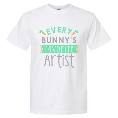 Every Bunny's Favorite Artist, Cute Easter Gift Garment-Dyed Heavyweight T-Shirt