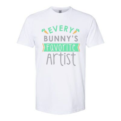 Every Bunny's Favorite Artist, Cute Easter Gift Softstyle® CVC T-Shirt