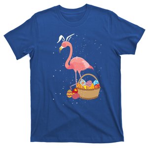 Easter Basket Flamingo Funny Egg Hunter Pink Bird Lover Gift T-Shirt