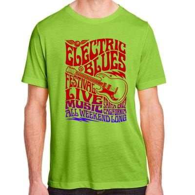 Electric Blues Festival Live Music Santa Cruz California Adult ChromaSoft Performance T-Shirt