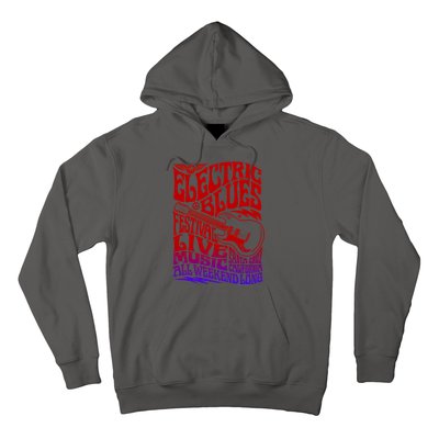 Electric Blues Festival Live Music Santa Cruz California Hoodie