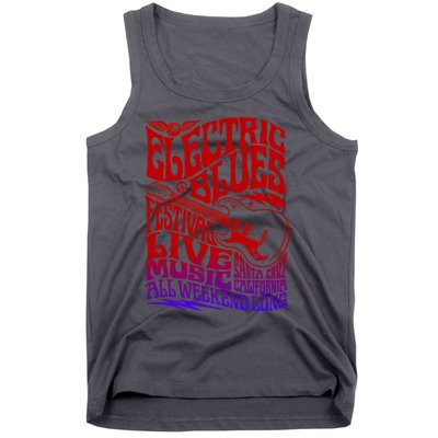 Electric Blues Festival Live Music Santa Cruz California Tank Top