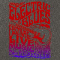 Electric Blues Festival Live Music Santa Cruz California Cotton Canvas Backpack
