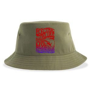 Electric Blues Festival Live Music Santa Cruz California Sustainable Bucket Hat