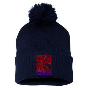 Electric Blues Festival Live Music Santa Cruz California Pom Pom 12in Knit Beanie