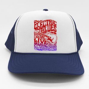 Electric Blues Festival Live Music Santa Cruz California Trucker Hat