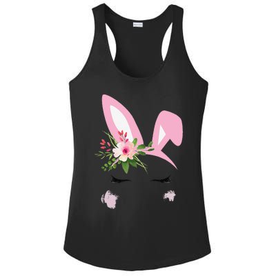 Easter Bunny For Tween Nage Women Ladies PosiCharge Competitor Racerback Tank