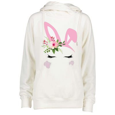 Easter Bunny For Tween Nage Women Womens Funnel Neck Pullover Hood