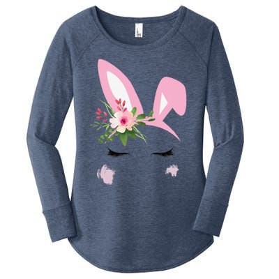 Easter Bunny For Tween Nage Women Women's Perfect Tri Tunic Long Sleeve Shirt