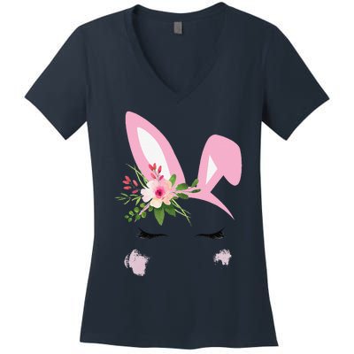 Easter Bunny For Tween Nage Women Women's V-Neck T-Shirt