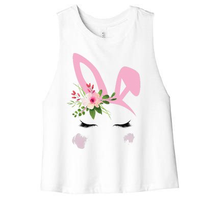 Easter Bunny For Tween Nage Women Women's Racerback Cropped Tank