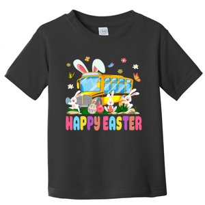 Every Bunny's Favorite School Bus Driver Happy Easter Day Toddler T-Shirt