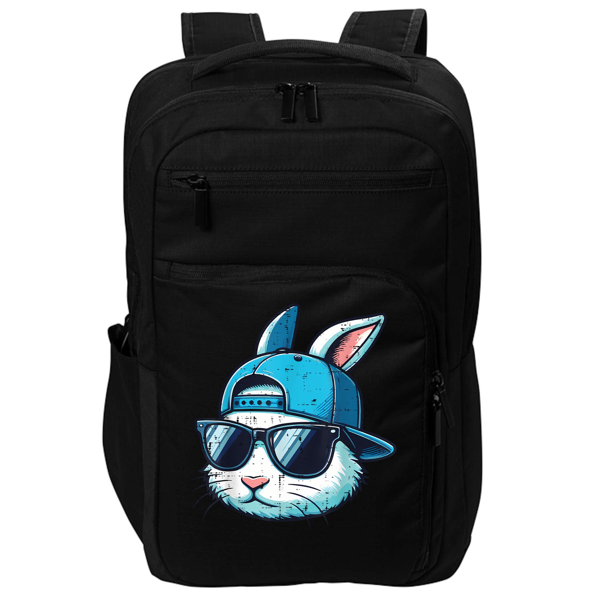 Easter Bunny Face Baseball Cap Sunglasses Rabbit Boy Impact Tech Backpack