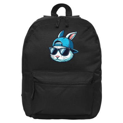 Easter Bunny Face Baseball Cap Sunglasses Rabbit Boy 16 in Basic Backpack